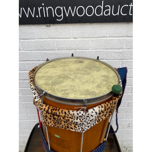 357 - A Remno Fiber skyn 3 FD drumhead Brazilian samba drum -