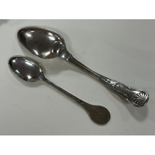 51 - An Irish silver spoon, Dublin 1869, together with another silver spoon -