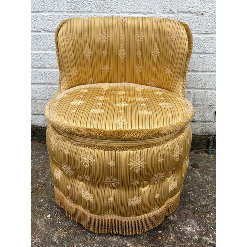 A vintage bedroom chair -