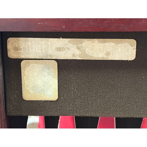 27 - An Arthur Price canteen of silver plated cutlery -