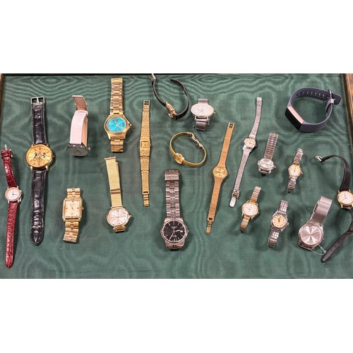 48 - A gents Tissot and a quantity of mixed wristwatches -