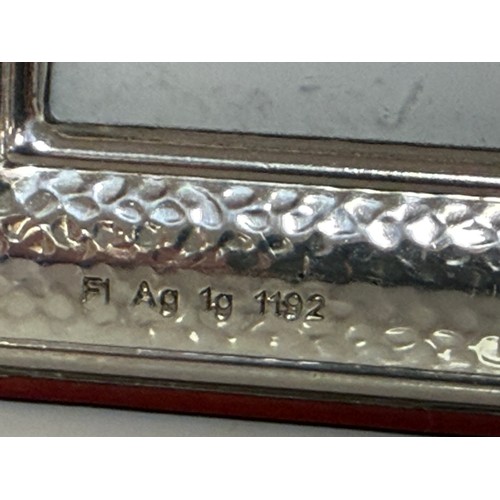 48 - An Italian silver mounted photograph frame -