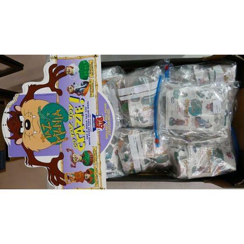 796 - A  collection of  Burger King happy meal kid club toys and boxes to include:  Tazmania together with... 