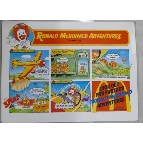 806 - A  collection of  McDonald happy meal kid club toys and  to include:  Airolpane themed toys together... 