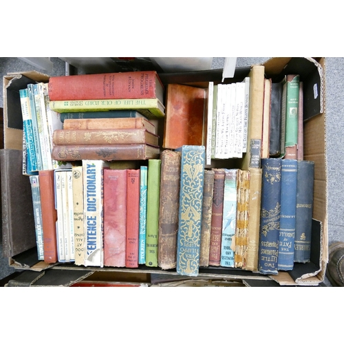 913 - A large collection of Early 20th Century & Later Hardbacks & similar books(5 trays)