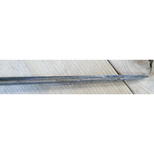 1057 - Martini Bayonet: with original scabbard