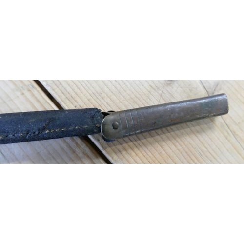 1057 - Martini Bayonet: with original scabbard