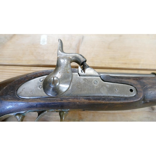 1059 - Early 20th Century French Military Percussion Pistol: