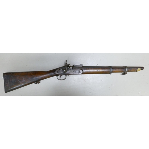 1062 - Enfield Carbine:   ladder sights dated 1863