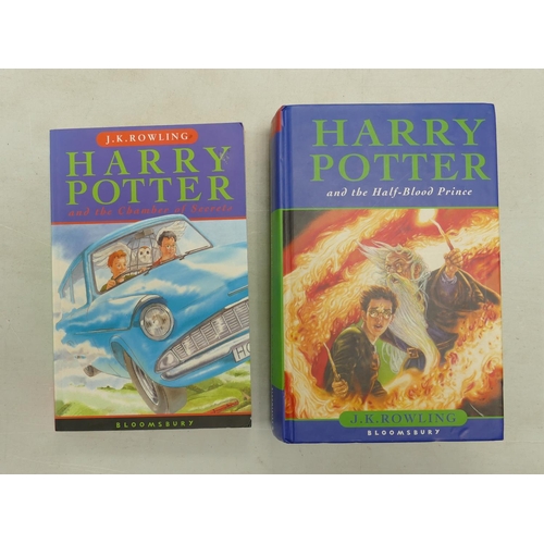 373d - Hardback 1st Edition Harry Potter & Half Blood Prince: together with similar Chamber of Secrets Soft... 