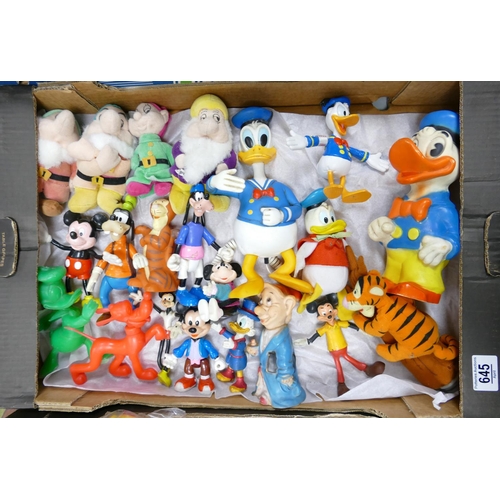 645 - A Mixed collection if Vintage Disney Collectible figures & Dolls: