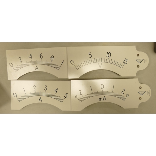 666n - Large Laboratory Display Meter: mahogany cased with 5 interchangeable scales