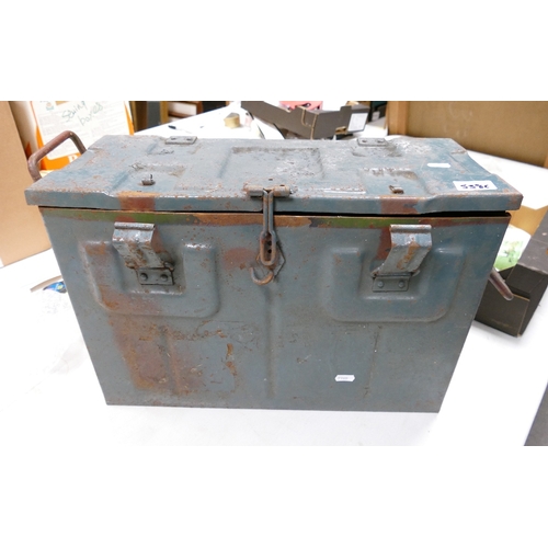 538e - 1942 B166 Metal Ammunition Case: