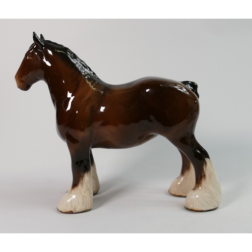 228a - Beswick Brown 818 Shire Horse: