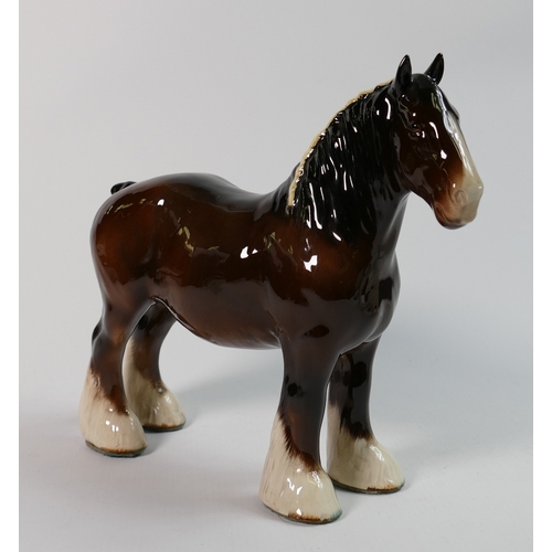 228a - Beswick Brown 818 Shire Horse: