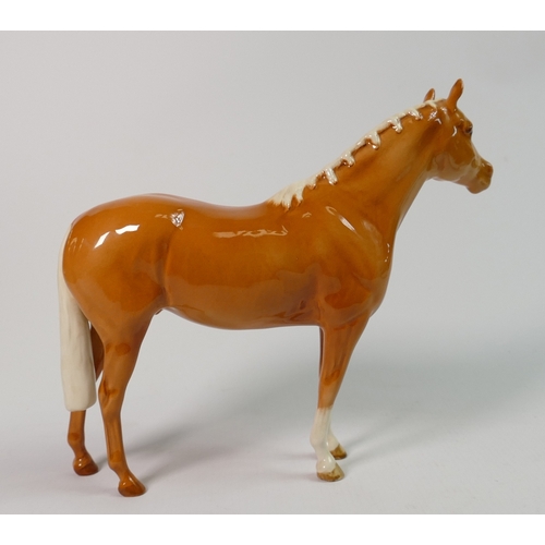 228e - Beswick Palomino Thoroughbred Stallion 1772: