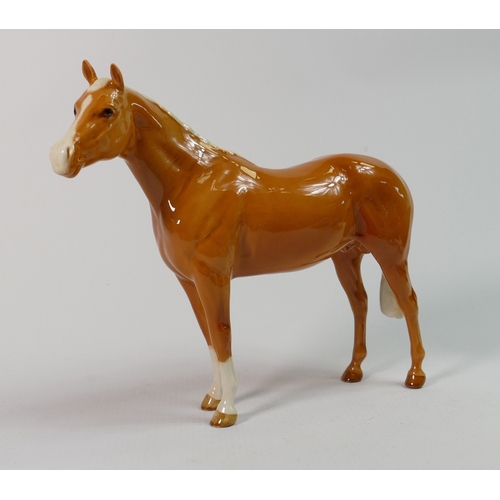 228e - Beswick Palomino Thoroughbred Stallion 1772: