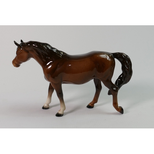 228f - Beswick Brown Walking Pony 1516: