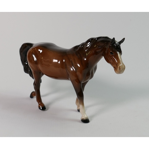 228f - Beswick Brown Walking Pony 1516: