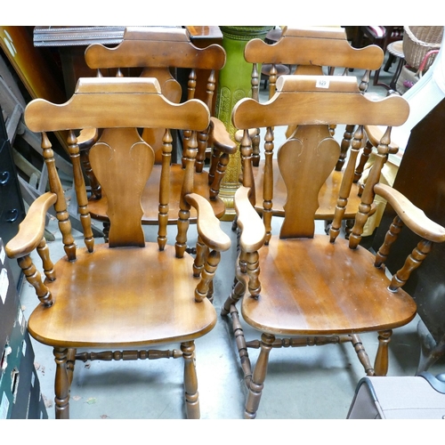 629 - Four Modem Farmhouse Type Armchairs(4):