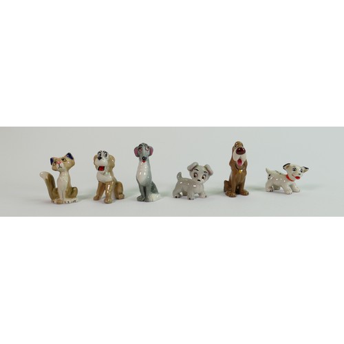 129 - A collection of Walt Disney Whimsies: Including Sgt Tibbs, Rolly, Scamp, Boris etc. (6)