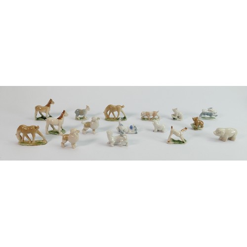 147 - A collection of Wade 1950s Whimsies: First version animals and birds (16)