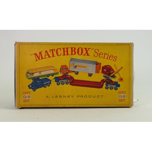 623 - Matchbox Boxed Series G-9 Gift Set: Series Major Packs Nos M-1, M-2, M-4. M-6.