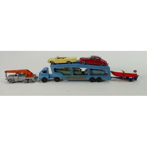 624 - Matchbox Boxed Series G-2 Gift Set: Car Transporter Set. Contents 6 Matchbox series Nos 25,30,31,39,... 