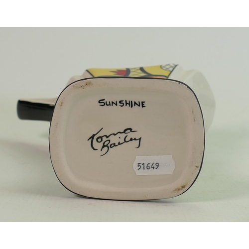 11 - Lorna Bailey tall jug titled Sunshine: 19.75 cm high.