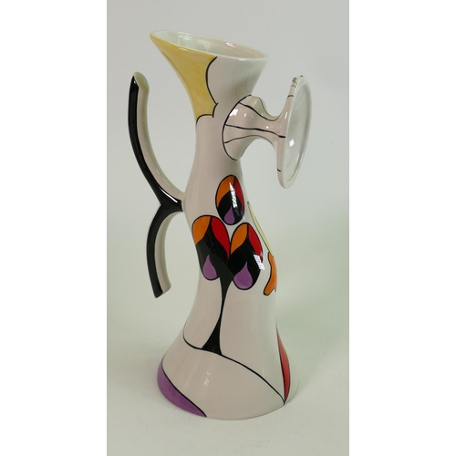 41 - Lorna Bailey very large jug Dimsdale View East: 29.5 cm high.