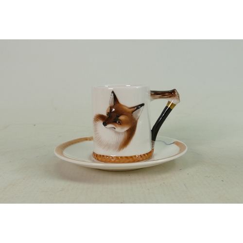 128 - Royal Doulton Reynard the Fox Coffee Can & Saucer H4927