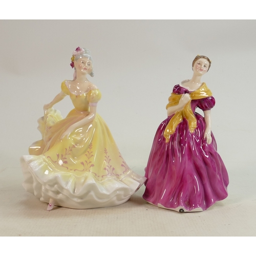 272 - Royal Doulton Lady Figures Adrienne HN1963 & Ninette HN2379(2)