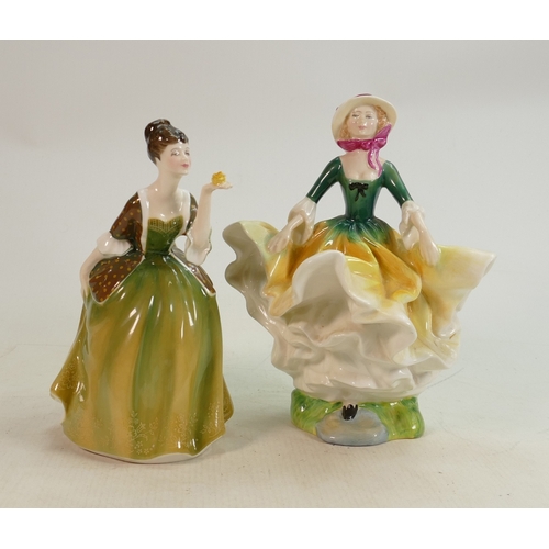 288 - Royal Doulton lady figures: Becky HN2740 & Fleur HN2368(2)