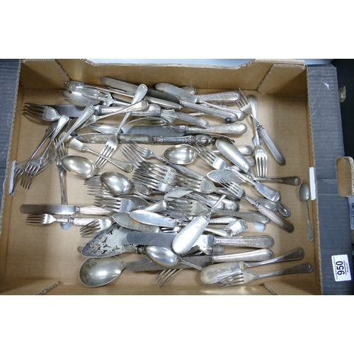 950 - A collection of quality Silver Plated Cutlery: