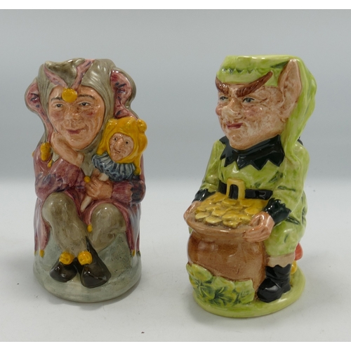 149 - Royal Doulton Limited Edition Toby Jugs: The Jester D6910 & Leprechaun D6948(2)