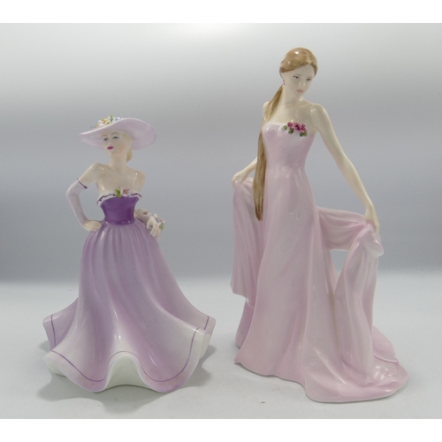 155 - Coalport Lady Figures: Demetria & Fair Isabel(2)