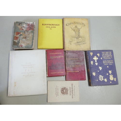 6 - A collection of early 20th century books to include: The Old Testament History Illustrated - William... 