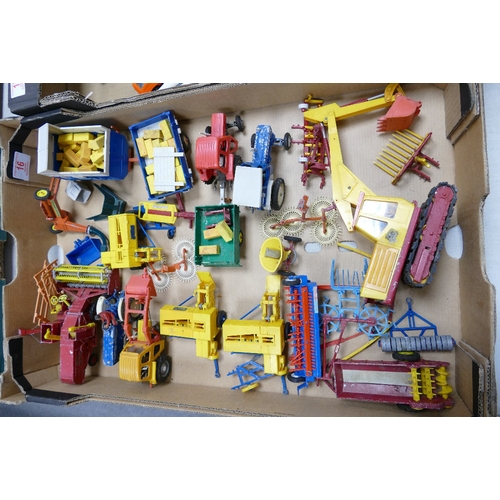 16 - A collection of Britains & similar Model Farmyard vehicles: