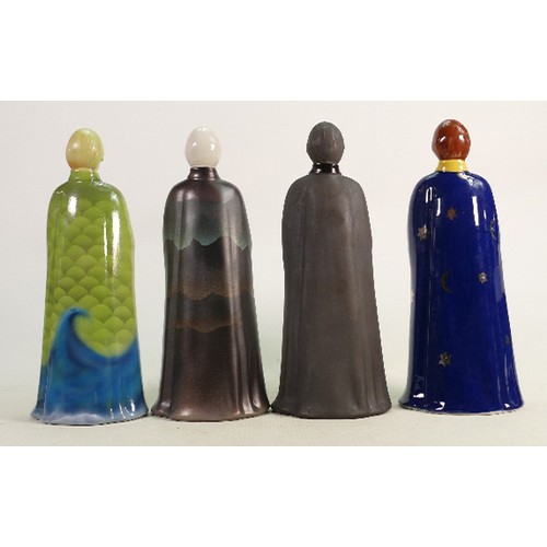 2 - A collection of Wade prototype colourway Dracula figures: All painted in different colours, h.27cm (... 