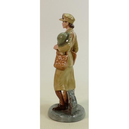 123 - Royal Doulton limited edition Classics figure Auxiliary Territorial Service HN4495: Boxed with certi... 
