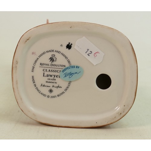 127 - Royal Doulton Classics figure Lawyer HN4289: Boxed.