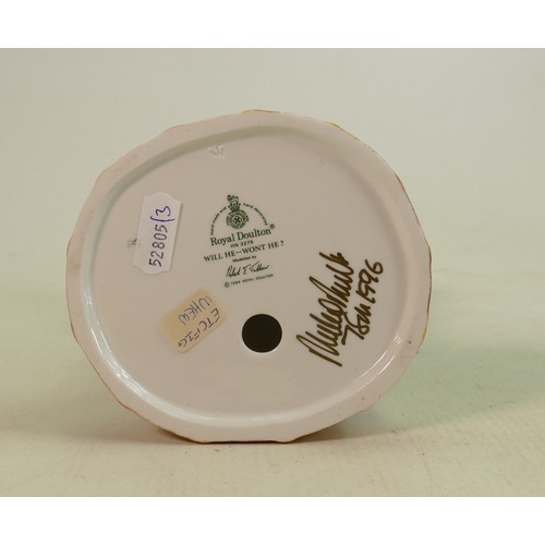 144 - Royal Doulton Will He - Wont He HN3275 figurine: