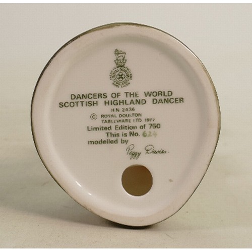 167 - Royal Doulton figure Scottish Dancer: HN2830
from the Dancers of the World series, limited edition, ... 