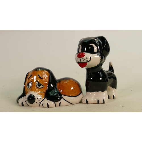 47 - Lorna Bailey pair of dogs: Bengo and Dozey (2)