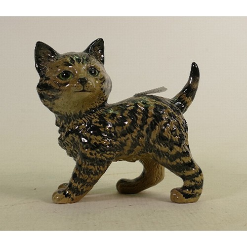 276 - Beswick grey Swiss roll Persian kitten standing: 1885