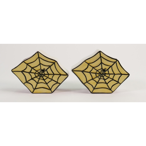 38 - Lorna Bailey Spiders Web Salt & Pepper Pots :