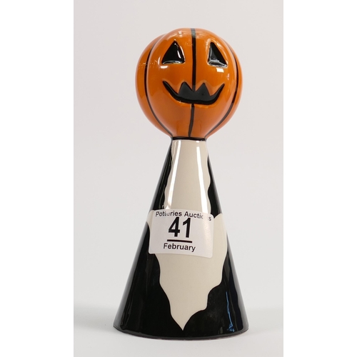 41 - Lorna Bailey Spooky Pumpkin Sugar Sifter: Collectors Club ,height 18cm