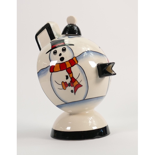 5 - Lorna Bailey Winter Snowman Teapot: height 20cm