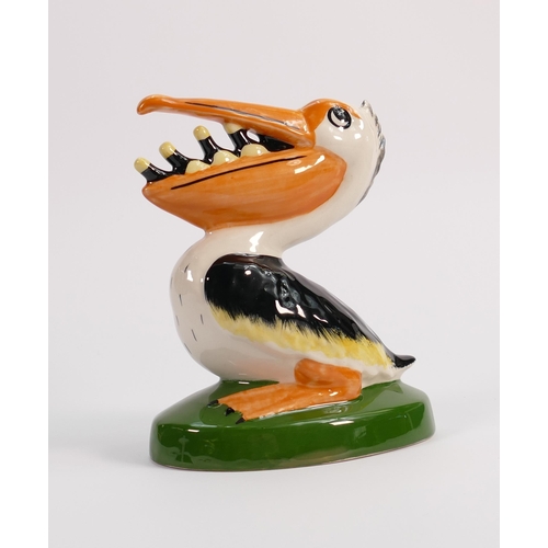 65 - Lorna Bailey Porotype Stork Ornament: height 15cm