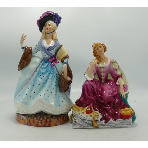 1 - Two Kevin Francis Figures: Illustrious Ladies of the Stage - Sarah Siddons & Nell Gwyn